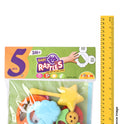 Baby Rattles Toy Multicolour - 5 Pieces (PVC PACK)