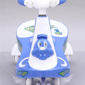 Musical Baby Swing Car With Teddy Face (Blue)
