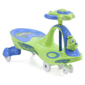 Musical Baby Swing Car With Teddy Face (Green)