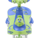 Musical Baby Swing Car With Teddy Face (Green)