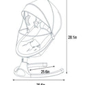 Musical Remote Control Swing Chair Fc-7778-Pink)