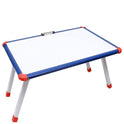 Foldable Portable Laptop Study Writing Bed, Writeable Whiteboard with Paper Holding Clip - 12*24