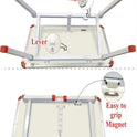 Foldable Portable Laptop Study Writing Bed, Writeable Whiteboard with Paper Holding Clip - 16*24
