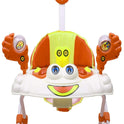 Height Adjustable Musical Walker With Parental Handle (BJ-303H ORANGE)