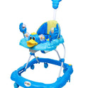 Height Adjustable Musical Walker With Parental Handle (BJ 305-H BLUE)