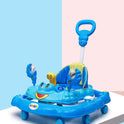 Height Adjustable Musical Walker With Parental Handle (BJ-303H BLUE)