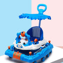 Musical Rocker Walker With Hood (BJ-302H BLUE)