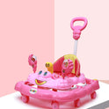 Height Adjustable Musical Walker With Parental Handle (BJ-303H PINK)