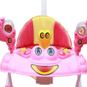Height Adjustable Musical Walker With Parental Handle (BJ-303H PINK)