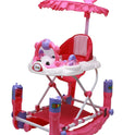 Musical Rocker Walker With Hood (BJ-302H PINK)