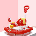 Height Adjustable Musical Walker With Parental Handle (BJ 305-H RED)