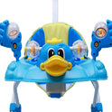 Height Adjustable Musical Walker With Parental Handle (BJ 305-H BLUE)