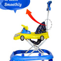 Bmw Musical Walker With Adjustable Height  (Blue)
