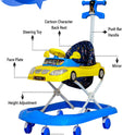 Bmw Musical Walker With Adjustable Height  (Blue)