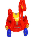 Rider Cum Rocker Gabru Horse in Red Colour