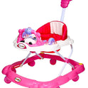 Height Adjustable Musical Walker With Parental Handle (BJ 301-H PINK)