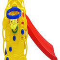 Elephant Slide With Basket Ball (Multicolor)