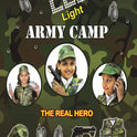 Army Tent House With LED Light