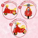 Vespa Rider With Light & Music (Red)