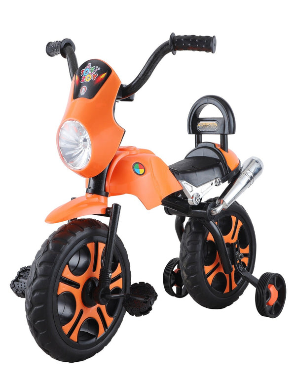 Tricycle Bullet 2 Wheels With Light And Music (BJ-5001 Orange)