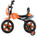 Tricycle Bullet 2 Wheels With Light And Music (BJ-5001 Orange)
