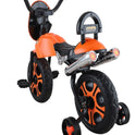 Tricycle Bullet 2 Wheels With Light And Music (BJ-5001 Orange)