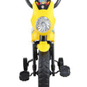 Tricycle Bullet 2 Wheels With Light And Music (BJ-5001 Yellow)