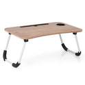 Small Size Foldable Study Table - Brown