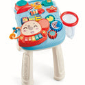 Musical Activity Walker Cum Activity Table (BLUE) full 