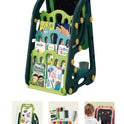Adjustable Standing Easel Board Double Sided /Magnetic Kids Art Easel With Book Shelf