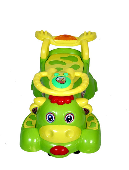 COW Swing Car With Light & Music - Green