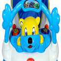 Musical Walker With Adjustable Height & Parental Handle - BLUE