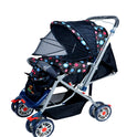 Firstcrawl Baby Stroller With Mosquito Net & Reversible Handle - Sunshine Blue