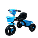 Musical Tricycle With Robo Light & Rear Basket (Blue)
