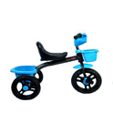 Musical Tricycle With Robo Light & Rear Basket (Blue)