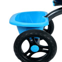 Musical Tricycle With Robo Light & Rear Basket (Blue)