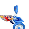 Musical Tricycle With Front & Rear Basket (Blue)