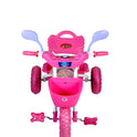 Musical Tricycle With Front & Rear Basket (PINK)