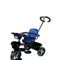 Tricycle with CUSHION CEAT Parental Handle & FRONT GAURD (BLUE)