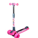 Kids Scooter with 4 Level Height Adjustment & LED Wheels - PINK