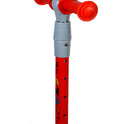 Kids Scooter with 4 Level Height Adjustment & LED Wheels - RED