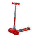 Kids Scooter with 4 Level Height Adjustment & LED Wheels - RED