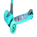 Kids Scooter with 4 Level Height Adjustment & LED Wheels - GREEN