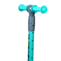 Kids Scooter with 4 Level Height Adjustment & LED Wheels - GREEN