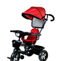 Musical Tricycle With Parental Handle & Canopy (BLUE)