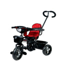 Tricycle with CUSHION CEAT Parental Handle & FRONT GAURD (RED)