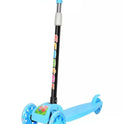Trendy Skate Scooter With Foldable Handle - Blue