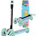 Trendy Skate Scooter With Foldable Handle - GREEN