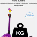 Trendy Skate Scooter With Foldable Handle - GREEN