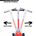 Kids Scooter with 4 Level Height Adjustment & LED Wheels - GREEN
